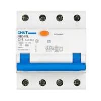 Chint | Circuit breaker RCBO, NB310L/3N, 3P+N, C20, 30mA, A, 6kA | NB310L3PN30MAA20C – pilt 3