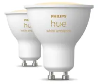 Philips Hue Smart Spotlight, 2 pcs pack | GU10 | 4.2 W | Warm to cool white light