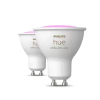 Philips Hue Smart Spotlight, 2pcs pack | GU10 | 4.2 W | Warm to cool white and color