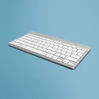 R-Go Tools RGOCOUSWLWH klaviatuur Kontor Bluetooth QWERTY Ameerika inglise keel Valge