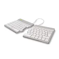 R-Go Tools R-Go Split Break klaviatuur Kontor Bluetooth QWERTY Briti inglise keel Valge