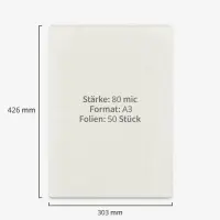 Lamineerimiskile A3 100mic 100 lehte FOROFIS