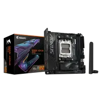 Gigabyte B850I AORUS PRO | Processor family AMD | Processor socket AM5 | DDR5 | Supported hard disk drive interfaces SATA, M.2 | Number of SATA connectors 2