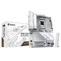 Gigabyte B850 A ELITE WF7 ICE | Processor family AMD | Processor socket AM5 | DDR5 | Supported hard disk drive interfaces SATA, M.2 | Number of SATA connectors 4
