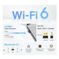 TP-LINK AX900 Nano Wi-Fi 6 Bluetooth 5.3 USB Adapter | Archer TX10UB Nano – pilt 5