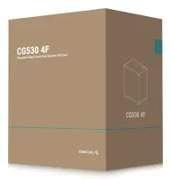 Deepcool CG530 4F | Mid Tower | ATX PS2 | Black – pilt 2