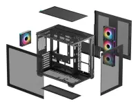 Deepcool CG530 4F | Mid Tower | ATX PS2 | Black – pilt 8