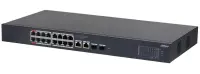 Switch|DAHUA|Desktop/pedestal|Rack|16x10Base-T / 100Base-TX / 1000Base-T|2xSFP|PoE ports 16|CS4220-16GT-240