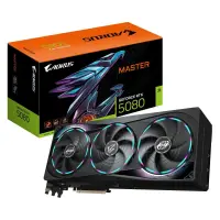 Graphics Card|GIGABYTE|NVIDIA GeForce RTX 5080|16 GB|GDDR7|256 bit|PCIE 5.0 16x|GPU 2617 MHz|Dual Slot Fansink|1xHDMI|3xDisplayPort|GV-N5080AORUSM-16GD1.0
