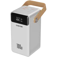 CANYON power bank OnPower 610 metal 60000 mAh PD100W White