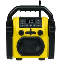 Adler | Construction radio with Bluetooth | AD 1911 | AUX in | Black/Yellow – pilt 2