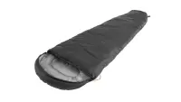 Easy Camp Starling Mummy Black 8°C | Sleeping Bag | 210 x 75 x 50 cm | -5 to 12 °C | Two-way open-end, autolock