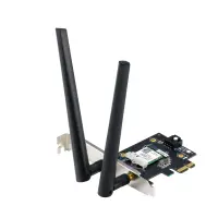 Asus | WiFi 7 PCI-E Adapter with 2 external antennas | PCE-BE6500 | 802.11be | Mesh Support No | MU-MiMO No | No mobile broadband