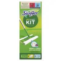 Põrandapuhastuskomplekt SWIFFER vars+puhastuslapid, kuivad 8tk, niisked 3tk