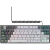 LORGAR Azar 514TKL, Wired RGB mechanical gaming keyboard, white, EN layout