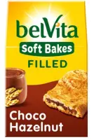 BELVITA pehmed küpsised šokolaadi ja sarapuupähkli täidisega, 250g