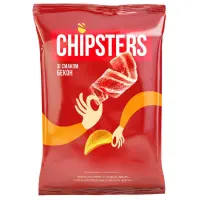 Kartulikrõpsud CHIPSTER'S peekoni maitsega, 120g
