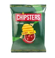 Kartulikrõpsud CHIPSTER'S, vürtsikas tomatimaitseline, 110g