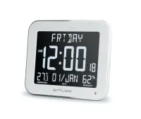 Muse | Wall Clock with Alarm Function | M-090 WMC | White