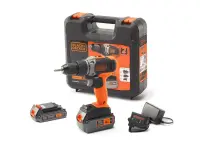 BLACK & DECKER | Cordless Drill/Driver with  2.0 Ah/4.0 Ah Battery | BCD003MEM2K-QW | 18 V | 2.0/4.0 Ah | Lithium – pilt 12