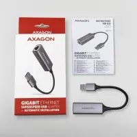 AXAGON ADE-TR Compact aluminum USB 3.2 Gen 1 Gigabit Ethernet 10/100/1000Mbit adapter with automatic installation – pilt 19