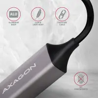 AXAGON ADE-TRC Compact aluminum USB-C 3.2 Gen 1 Gigabit Ethernet 10/100/1000Mbit adapter with automatic installation – pilt 8