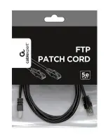 PATCH CABLE CAT5E FTP 2M/PP22-2M/BK GEMBIRD – pilt 2
