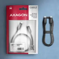 AXAGON | Data and charging USB 480Mbps cable, 1.5 m | BUCM2-CM15AB | USB-C to USB-C – pilt 10
