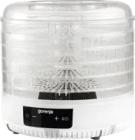 Gorenje | Food Dryer | FDK500GCW | Power 380 W | Number of trays 5 | Integrated timer | White