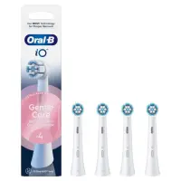 Oral-B | Replaceable toothbrush heads | iO Gentle Care | Heads | For adults | Number of brush heads included 4 | Number of teeth brushing modes Does not apply | White