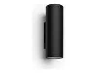 Philips Hue WCA Appear Outdoor Wall Lantern, Black | 8 W | 2000-6500 Hue White Colour Ambiance