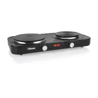 Tristar Table Hob | KP-6152 | Number of burners/cooking zones 2 | Black | Electric