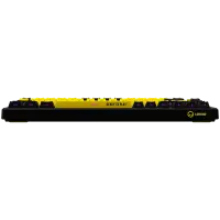LORGAR KBP7075W, Wireless 75% Mechanical Gaming Keyboard Pro, Black/yellow, EN layout