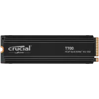 Crucial T700 4TB PCIe Gen5 NVMe M.2 SSD with heatsink