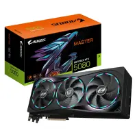 Gigabyte AORUS GeForce RTX 5080 MASTER 16G | NVIDIA | 16 GB | GeForce RTX 5080 | GDDR7 | HDMI ports quantity 1 | PCI-E 5.0 | Memory clock speed 2805 MHz – pilt 2