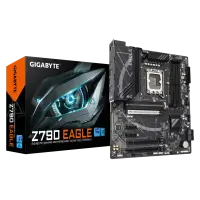 Gigabyte Z790 EAGLE | Processor family Intel | Processor socket LGA1700 | DDR5 DIMM | Supported hard disk drive interfaces M.2, SATA | Number of SATA connectors 4