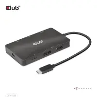CLUB 3D USB Gen2 Type-C to Dual DP Dock