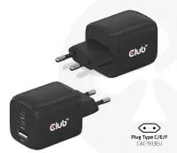 CLUB3D CAC-1913EU mobiilseadme laadija Universaalne Must Vahelduvvool Kiirlaadimine Hoonesisene – pilt 2