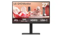 LG 27BA75QB-B PC lamekuvar 68,6 cm (27") 2560 x 1440 pikslit Wide Quad HD LED Must