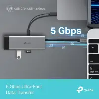 TP-Link UH5020C jaotur USB tüüp-C 5000 Mbit/s Hall – pilt 7