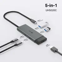 TP-Link UH5020C jaotur USB tüüp-C 5000 Mbit/s Hall – pilt 8