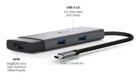 TP-Link UH5020C jaotur USB tüüp-C 5000 Mbit/s Hall – pilt 16