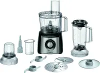 Bosch | Food Processor MultiTalent 3 Plus | MCM3PM386 | 900 W | Number of speeds 2 | Bowl capacity 2.3 L | Black/Stainless steel