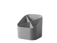 Pliiatsiümbris HAN Re-X-LOOP, 4 lahtrit, tumehall