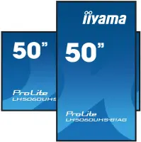 iiyama LH5060UHS-B1AG infoekraan Digitaalne A-board 125,7 cm (49.5") LED WiFi 500 cd/m² 4K Ultra HD Must Sisseehitatud protsessor Android 11 24/7 – pilt 2