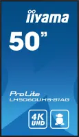 iiyama LH5060UHS-B1AG infoekraan Digitaalne A-board 125,7 cm (49.5") LED WiFi 500 cd/m² 4K Ultra HD Must Sisseehitatud protsessor Android 11 24/7 – pilt 14