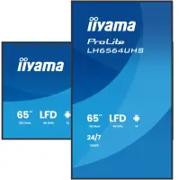 iiyama LH6564UHS-B1AG infoekraan Digital signage lameekraan 165,1 cm (65") WiFi 500 cd/m² 4K Ultra HD Must Sisseehitatud protsessor Android 24/7 – pilt 14