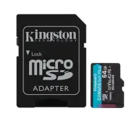 MEMORY MICRO SDXC 64GB UHS-I/W/ADAPTER SDCG4/64GB KINGSTON