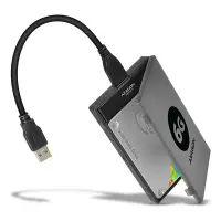 Axagon ADSA-1S6 kõvakettaboks HDD/SSD ümbris Must 2.5" – pilt 6