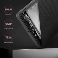 Axagon EE25-SLC kõvakettaboks HDD/SSD ümbris Must 2.5" – pilt 12